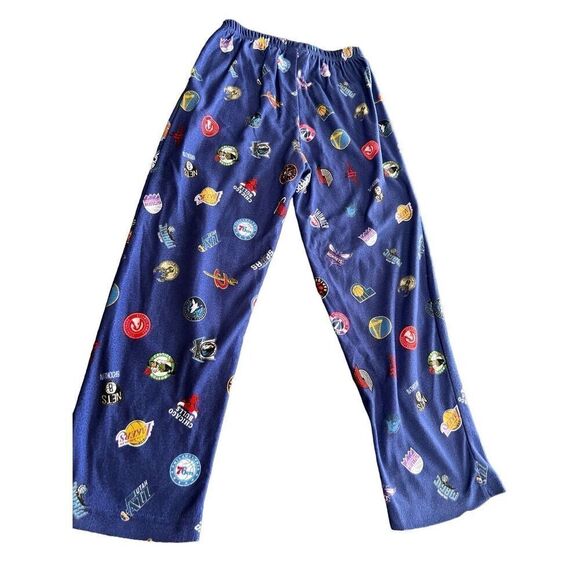 NBA BASKETBALL TEAM kids fleece Pajama bottoms Size 8 - Picture 2 of 8